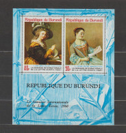 Burundi 1968 International Week Of The Written Letter S/S MNH/** - Blocchi & Foglietti