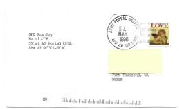 (C02) - HAITI COVER US UN ONU CONTINGENT IN HAITI  => USA 1995 - APO AE 09301-9091 - Storia Postale