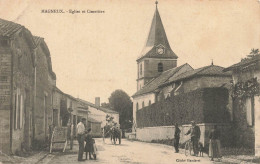 Magneux * Rue , église Et Cimetière * Villageois - Andere & Zonder Classificatie