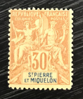 Timbre Saint Pierre Et Miquelon 1892 Yt N° 67 - Unused Stamps