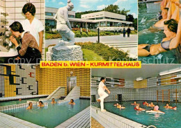 72781783 Baden Wien Kurmittelhaus Kuranwendungen Statue Kurstadt Kongressstadt B - Andere & Zonder Classificatie