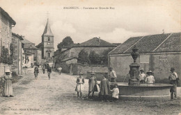 Magneux * Fontaine Et Grande Rue Du Village * Villageois - Autres & Non Classés