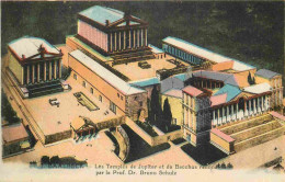 Liban - Baalbeck - Temples De Jupiter Et Bacchus Reconstitués Par Le Prof Dr Bruno Schulz - Colorisée - Antiquité - CPA  - Liban