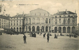 35 - Rennes - Le Théâtre - Animée - CPA - Voir Scans Recto-Verso - Rennes