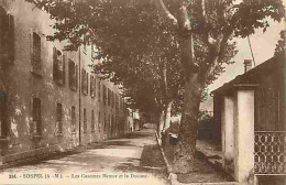 06 - Sospel - Les Casernes Mireur Et La Douane - Animée - CPA - Voir Scans Recto-Verso - Sospel