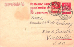 SUISSE - ENTIER Postal POSTKARTE Avec Complément VEVEY 1 - écrite 1925 - Postwaardestukken