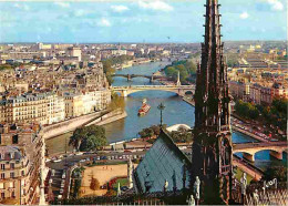 75 - Paris - Cathédrale Notre Dame - Panorama Sur La Seine Vu Des Tours De Notre-Dame - Carte Neuve - CPM - Voir Scans R - Notre-Dame De Paris