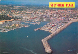 66 - Saint Cyprien - Vue Générale Aérienne - Le Port - CPM - Voir Scans Recto-Verso - Saint Cyprien