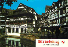 67 - Strasbourg - La Rue Du Bain-aux-Plantes - La Petite France - Blasons - Flamme Postale - CPM - Voir Scans Recto-Vers - Straatsburg