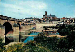 58 - Nevers - Le Pont Sur La Loire - La Cathédrale - Carte Neuve - CPM - Voir Scans Recto-Verso - Nevers