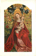 Art - Peinture Religieuse - Martin Schongauer - Madonna Im Rosenhag - CPM - Voir Scans Recto-Verso - Tableaux, Vitraux Et Statues