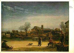 Art - Peinture - Rembrandt Harmensz Van Rijn - Paysage D'hiver - CPM - Voir Scans Recto-Verso - Paintings