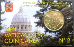 Vaticano - 50 Centesimi 2011 - Coincard N. 2 - KM# 387 - Vaticano