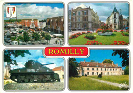 10 - Romilly Sur Seine - Multivues - Blasons - Char Romilly - CPM - Voir Scans Recto-Verso - Romilly-sur-Seine