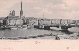 Rouen  -  Quai De Paris Et Point Boieldieu  -  Precurseur - CPA °J - Rouen