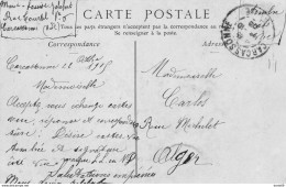 1919 CARTOLINA CON ANNULLO  CARCASONNE - Covers & Documents