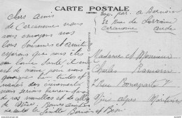 1940 CARTOLINA CON ANNULLO  CARCASONNE - Brieven En Documenten