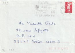 FLAMME PERMANENTE   62  AIRE SUR  LI - Mechanical Postmarks (Advertisement)