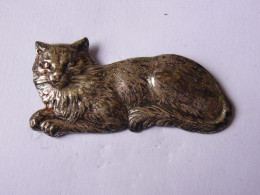 Pin S ANIMAUX CHAT RELIEF 4 Cm - Animaux