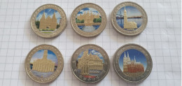 2 € COLORISEES ALLEMAGNE ANNEE 2006 A 2011 - Alemania