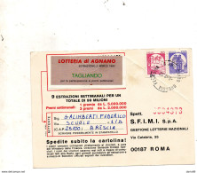 1982 Cartolina Con Annullo Brescia - 1981-90: Storia Postale