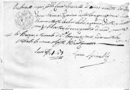 1824 LETTERA REGNO DELLE DUE SICILIE - Historical Documents