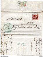 1875  LETTERA CON ANNULLO ESTE PADOVA - Marcofilía