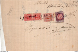1922     MARCHE DA BOLLO - Revenue Stamps