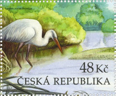 1270 Czech Republic Litovel Pomerania Heron 2024 - Storchenvögel
