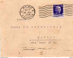 1930   LETTERA  CON ANNULLO ROMA - Storia Postale