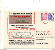 1982 Cartolina Con Annullo DIAMANTE COSENZA - 1981-90: Marcofilia