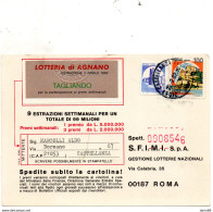 1982 Cartolina Con Annullo CASTELLANZA VARESE - 1981-90: Storia Postale