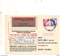1982 Cartolina Con Annullo Mantova - 1981-90: Storia Postale
