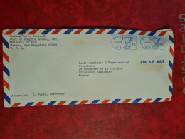 LETTRE  USA OBILTERATION MECANIQUE NASHUA SERVO CONTROLS KNAPTON ASSOC. MULBERRY AT ELM 1967 - Briefe U. Dokumente