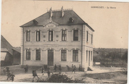 GERMIGNEY  70  HAUTE SAONE   BELLE CPA  LA MAIRIE ECOLE  TRES ANIMEE -      . - Other & Unclassified