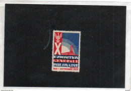 1929 ESPOSIZIONE INTERNAZIONALE  POLONIA - Vignetten (Erinnophilie)