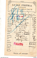 1916 LUIGI PIETRA DROGHIERE MILANO - Italia