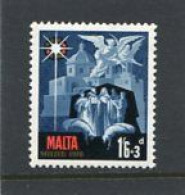 MALTA - 1970  1/6+3d  CHRISTMAS  MINT NH - Malte