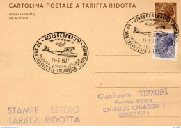 1977 CARTOLINA CON ANNULLO  CESENA MOSTRA AEROFILATELICA - Entero Postal