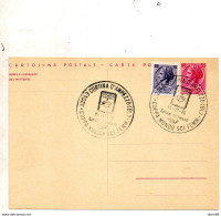 1976 CARTOLINA CON ANNULLO CORTINA D'AMPEZZO - COPPA MONDO SCI - Entero Postal