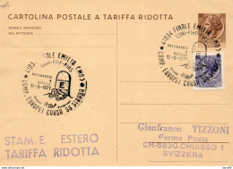 1977 CARTOLINA CON ANNULLO  FINALE EMILIA  CAMP  EUROPEI CORSA SU STRADA - Stamped Stationery