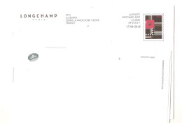 Longchamp Pseudo-entier Postal Sur Enveloppe Destineo MD7 CI 2935 59 SCCE-1 CS 80240 59564 La Madeleine - Pseudo-interi Di Produzione Privata