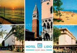72781036 Cavallino Venezia Hotel Lido Strand Gebaeude Sonnenuntergang Am Meer Fi - Sonstige & Ohne Zuordnung