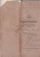 Leuven/Tremelo - Notarisakte 1844 - Verkoop Grond Door J. Baptist Hermans Uit Leuven (V3122) - Manuscripts