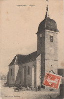 GERMIGNEY  70  HAUTE SAONE   BELLE CPA  L'EGLISE  - ANIMEE -      . - Andere & Zonder Classificatie