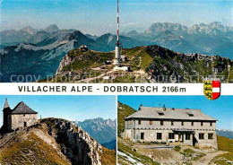 72780956 Villacher Alpe Gegen Die Karnischen Alpen Sendeturm Kirche Ludwig Walte - Autres & Non Classés