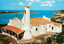 72780918 Porto Cervo Chiesa Kirche Meerblick Porto Cervo - Sonstige & Ohne Zuordnung