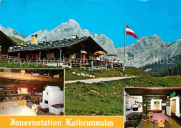 72780917 Weissbach Lofer Jausenstation Kalbrunnalmhuette Am Diesbachstausee Eibl - Sonstige & Ohne Zuordnung