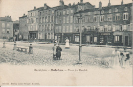 BOULAY  BOLCHEN  PLACE DU MARCHE 1907 - Boulay Moselle