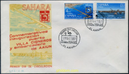 350882 MNH SAHARA ESPAÑOL 1967 INAUGURACIONES - Spaanse Sahara